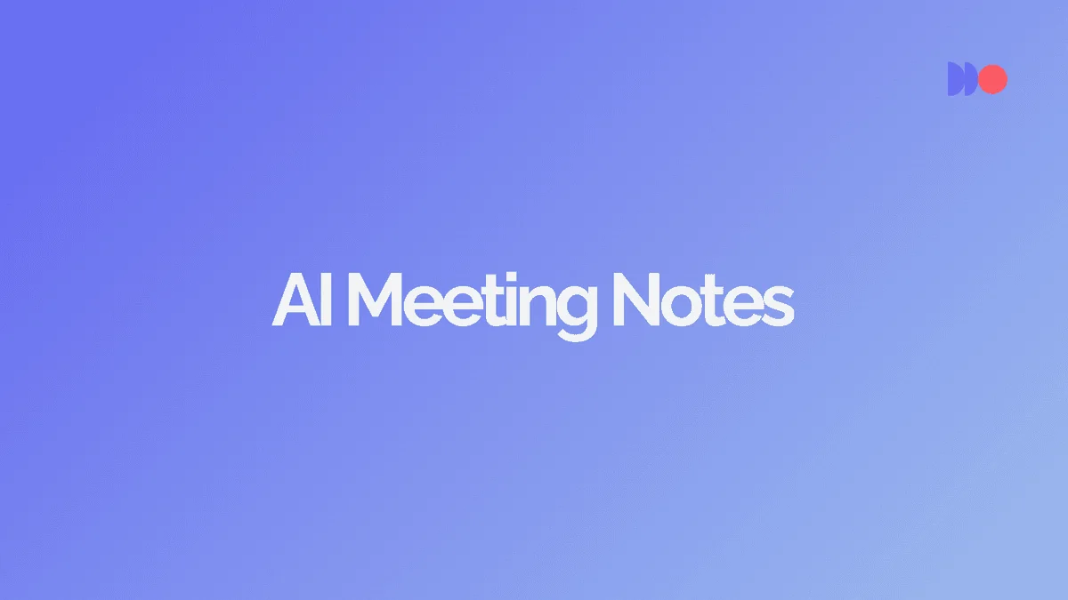 AI meeting assistant chat interface