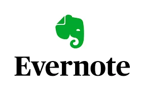 Evernote interface showing note organization and web clipping features