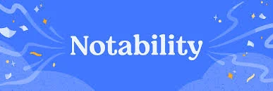 Notability app interface