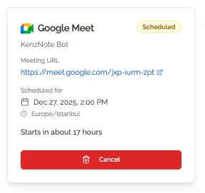 Scheduled Bot Example